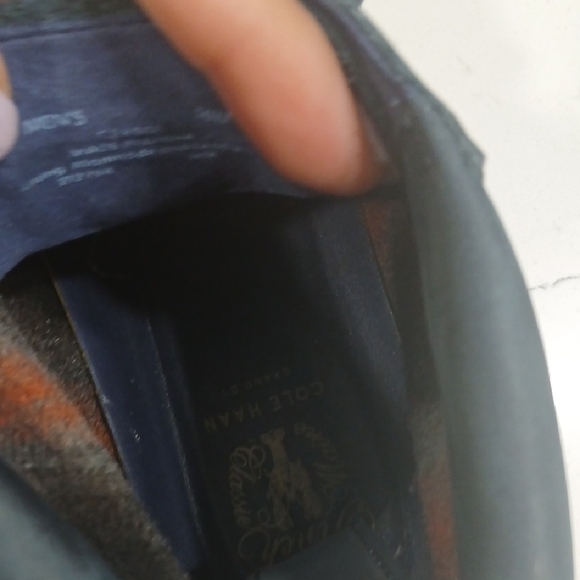 Cole Haan Men's Navy High-Top Sneakers, Gentle Used Sz 10m - Picture 10 of 11